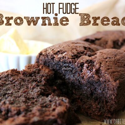 ~Hot Fudge Brownie Bread!