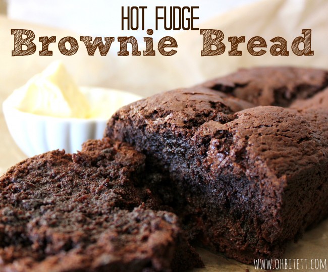 Hot Fudge Brownie Bread!