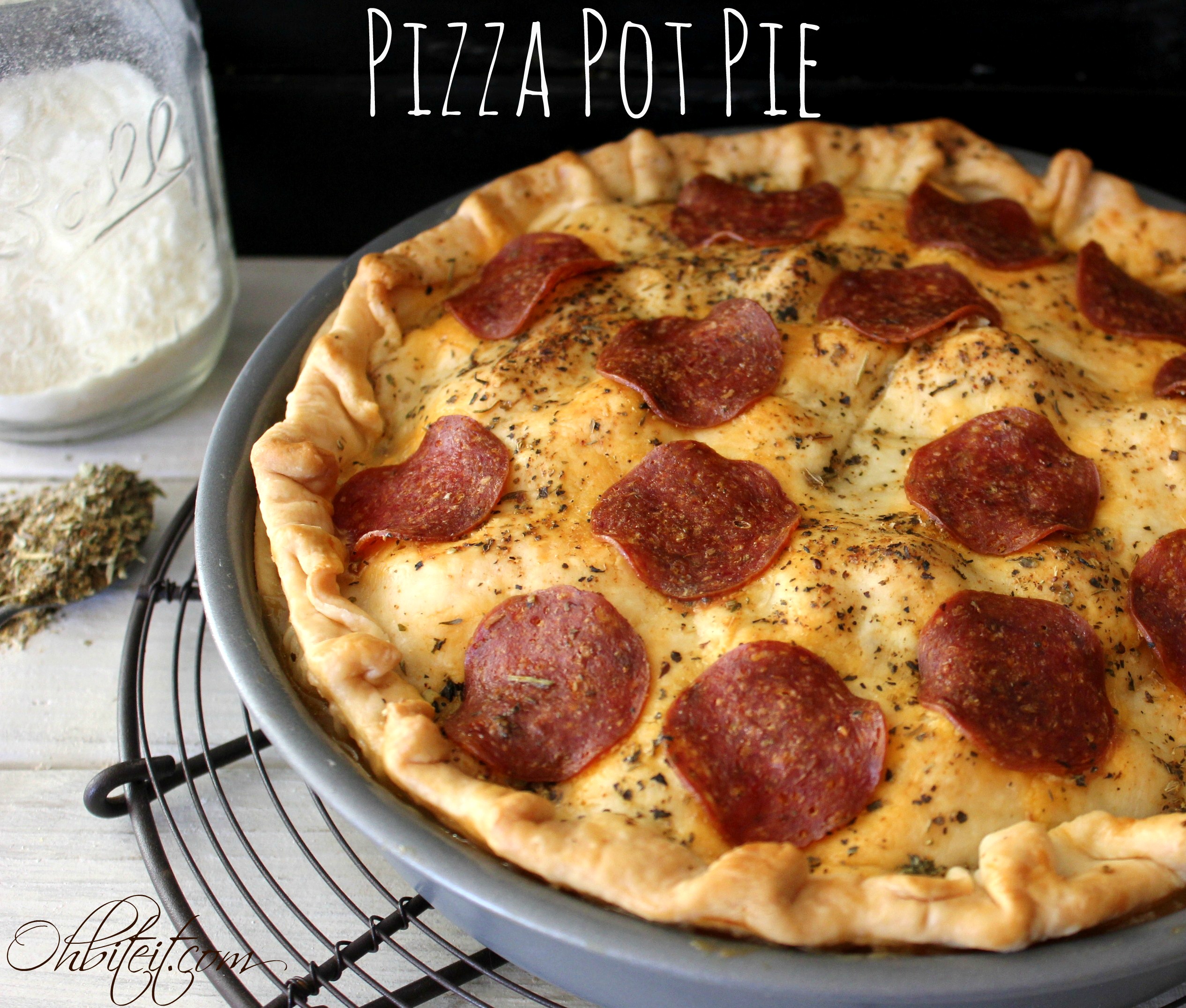 Pizza Pot Pies Recipe — Dishmaps