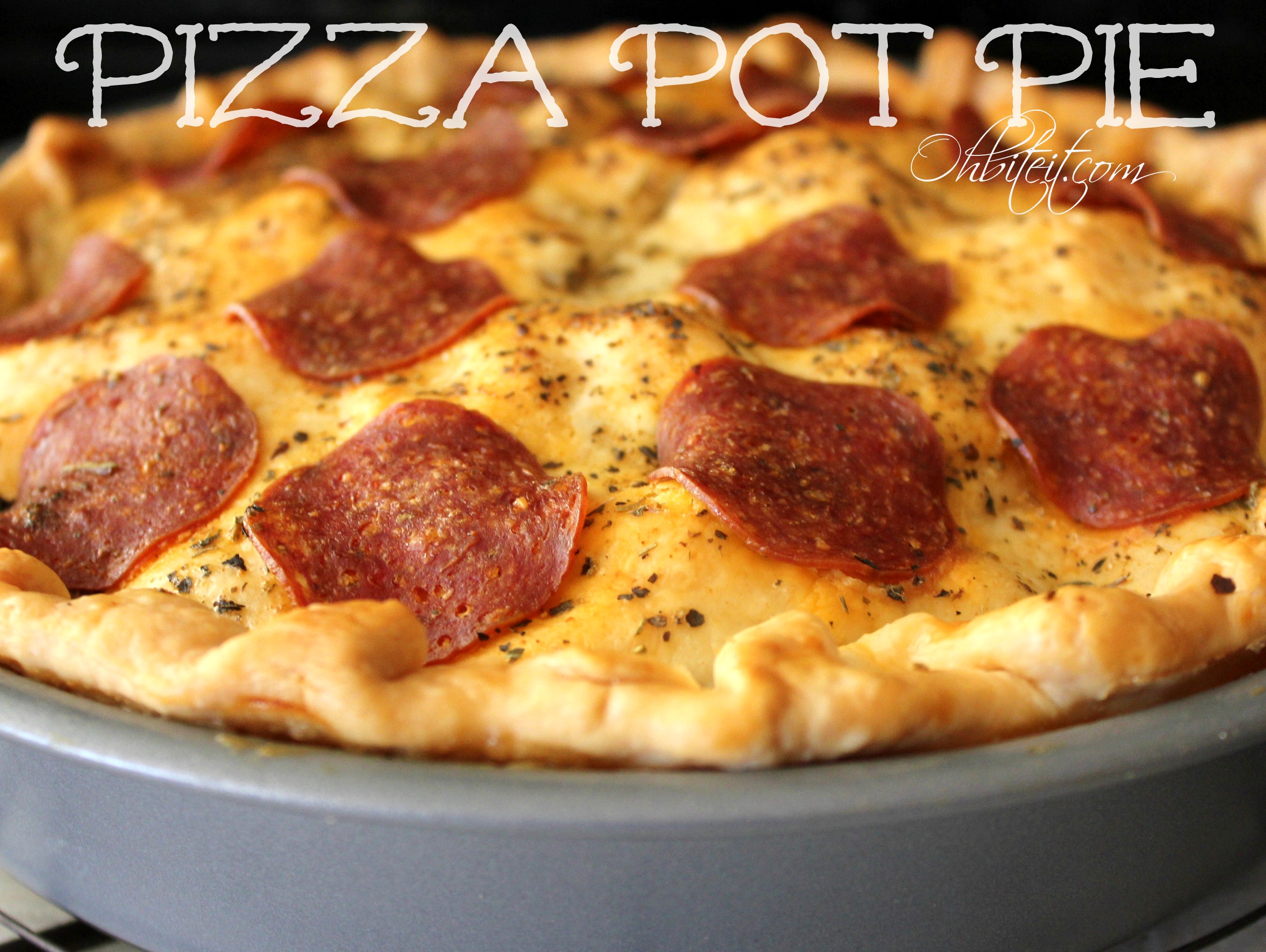 ~Pizza Pot Pie! | Oh Bite It