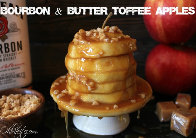 Bourbon & Butter Toffee Apples~!