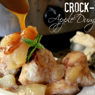 ~Slow Cooker Apple Dumplings!
