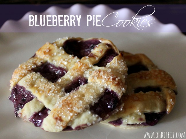 Blueberry Pie Cookies!