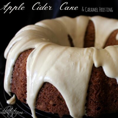 ~Why I cook..and Apple Cider Cake!