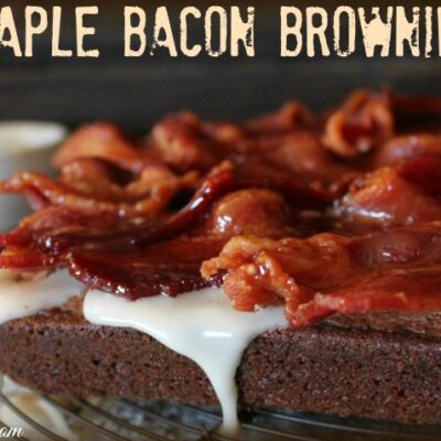 ~Maple Bacon Brownies!