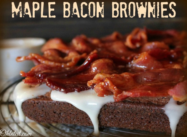 Maple Bacon Brownies!