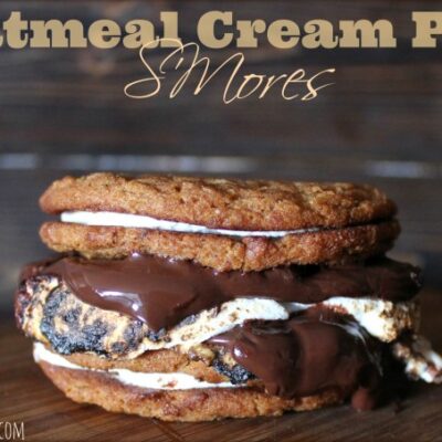 ~Oatmeal Creme Pie S’Mores!