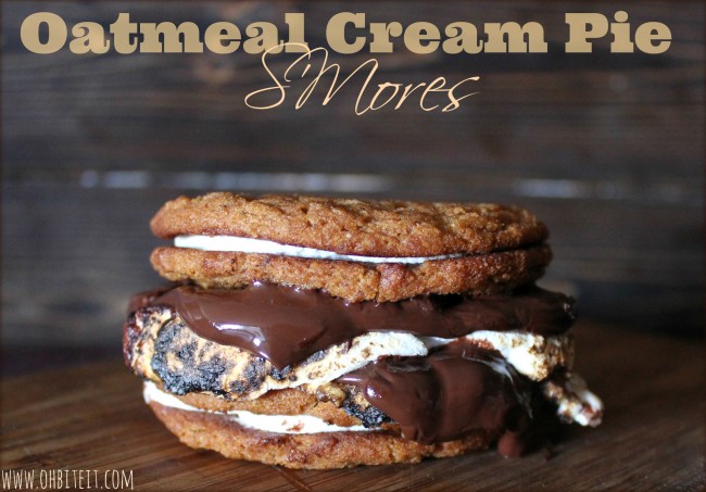 Oatmeal Cream Pie S'Mores!