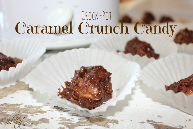 Crock-Pot Caramel Crunch Candy!