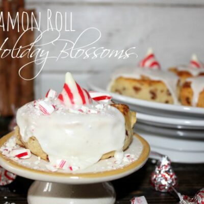 ~Cinnamon Roll Holiday Blossoms!
