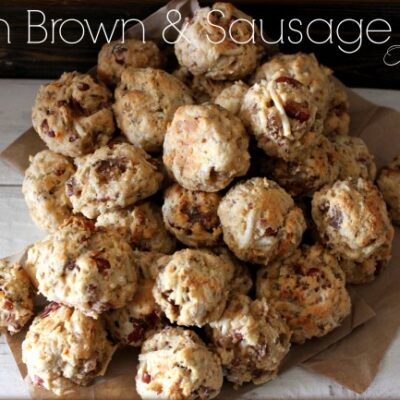 ~Hash Brown & Sausage Balls!