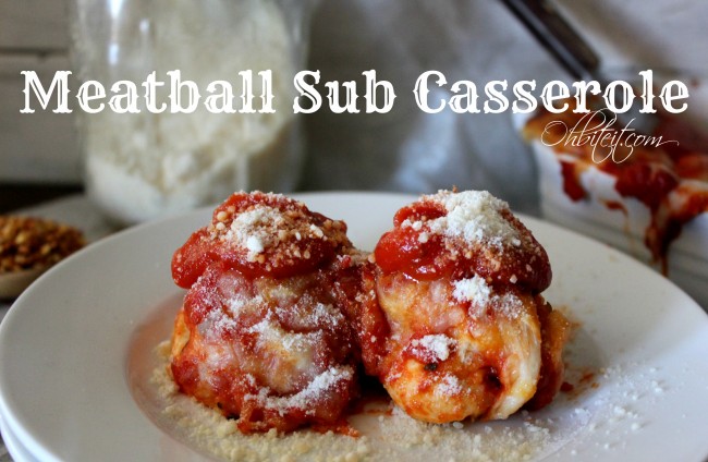 Meatball Sub Casserole!