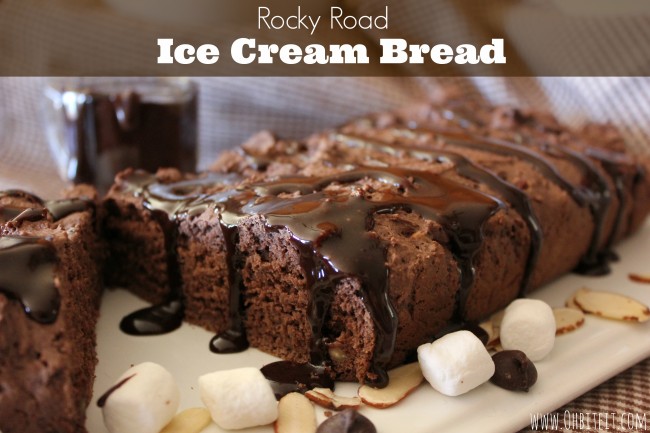 Rocky Road Ice Cream Bread!