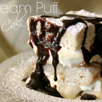 ~Cream Puff Cake!