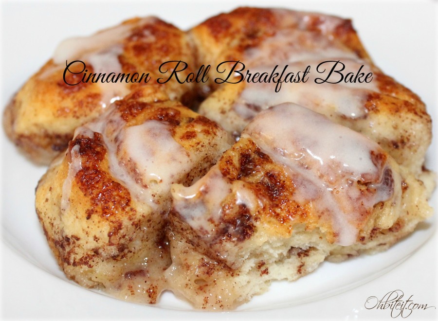Cinnamon Roll Breakfast Bake!