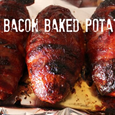 ~BBQ Bacon Baked Potatoes!