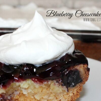~Blueberry Cheesecake Bars!