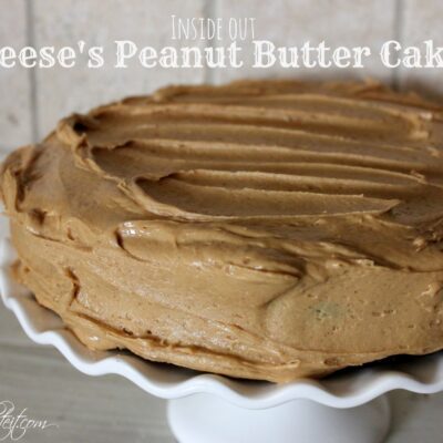~Inside Out Reese's Peanut Butter Cake!