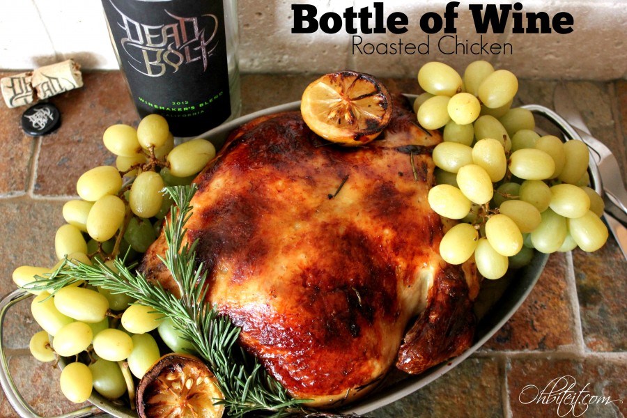 Bottle of Wine Roasted Chicken!