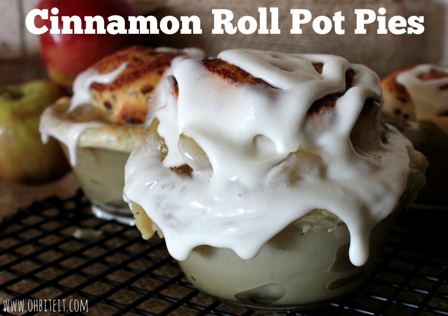 Cinnamon Roll Pot Pies!
