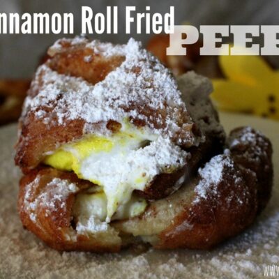 ~Cinnamon Roll Fried PEEPS!