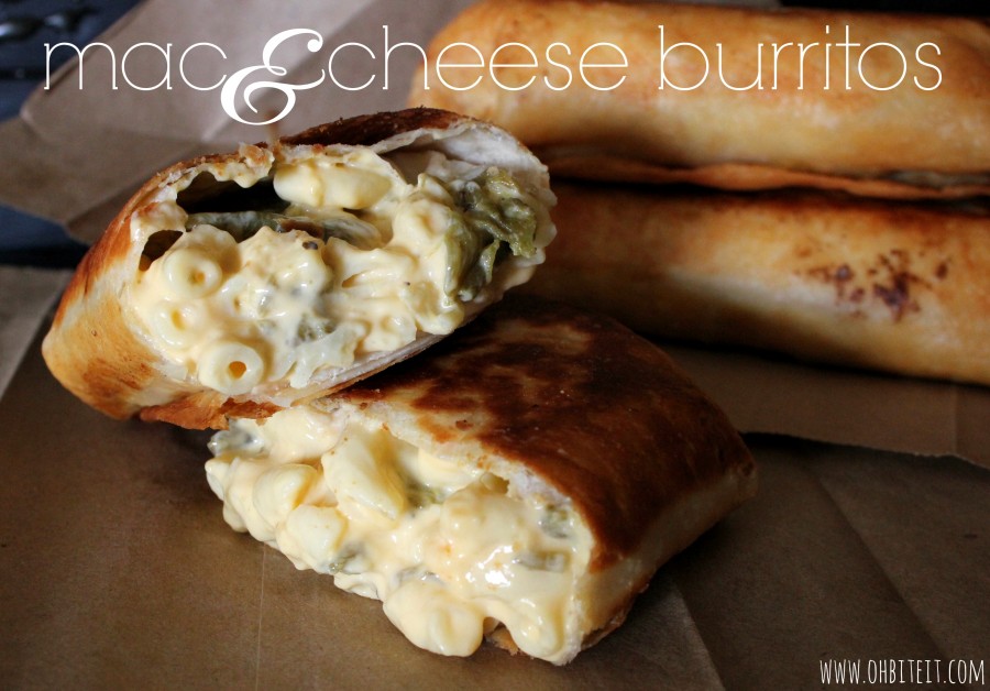 Mac-n-Cheese Burritos!