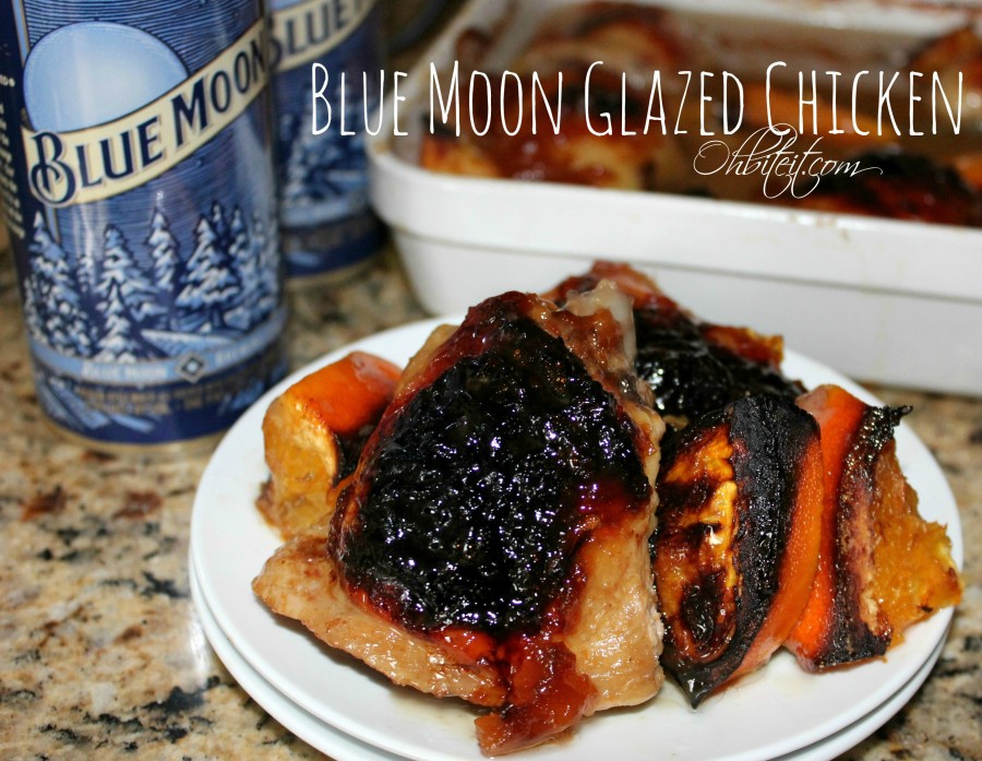 Blue Moon  Glazed Chicken!