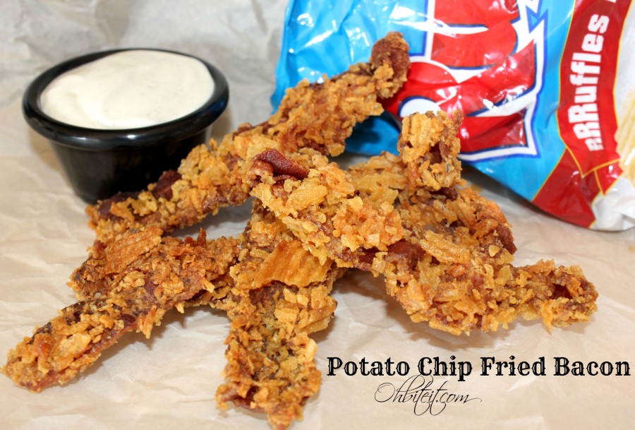 Potato Chip Fried Bacon!
