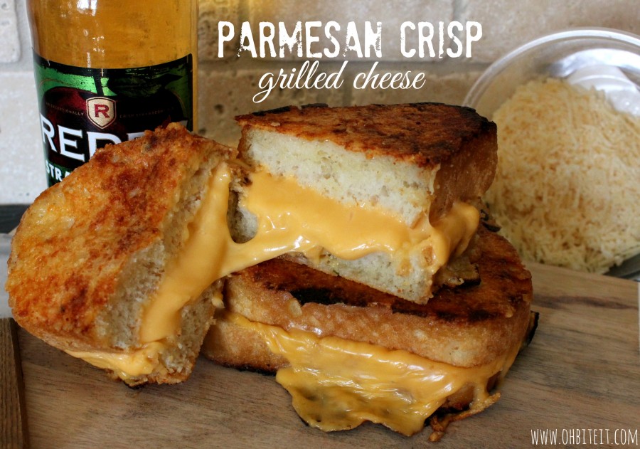 Parmesan Crisp Grilled Cheese!