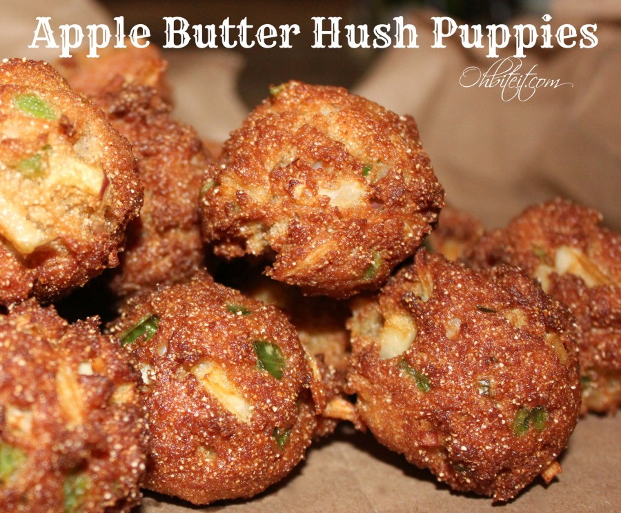 Apple Butter Hush Puppies!