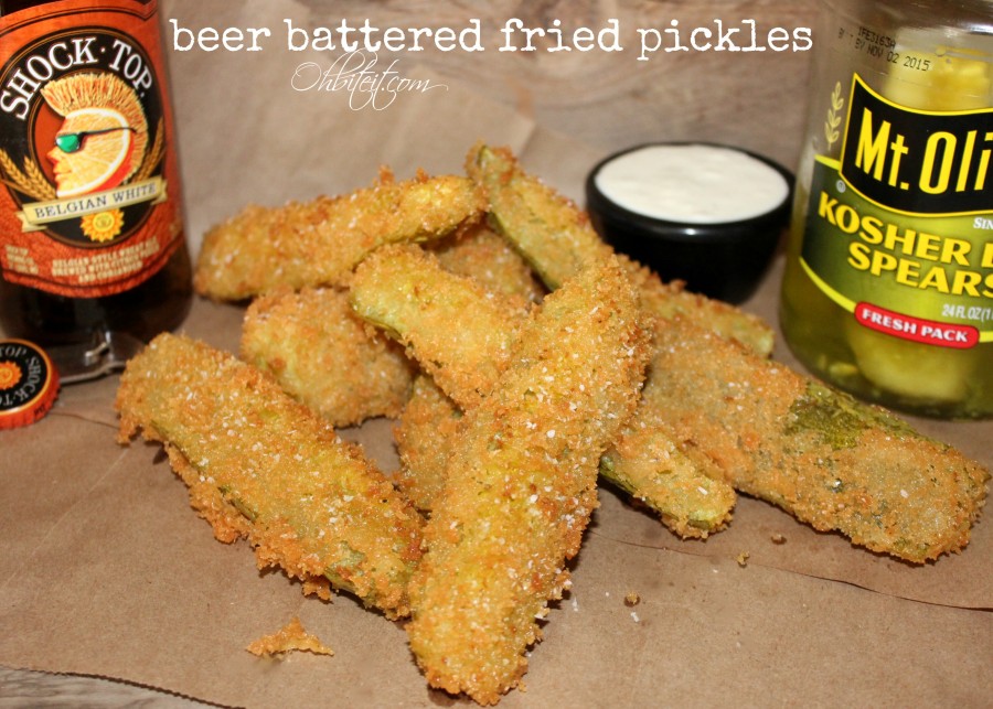 Beer Battered Fried Pickles!