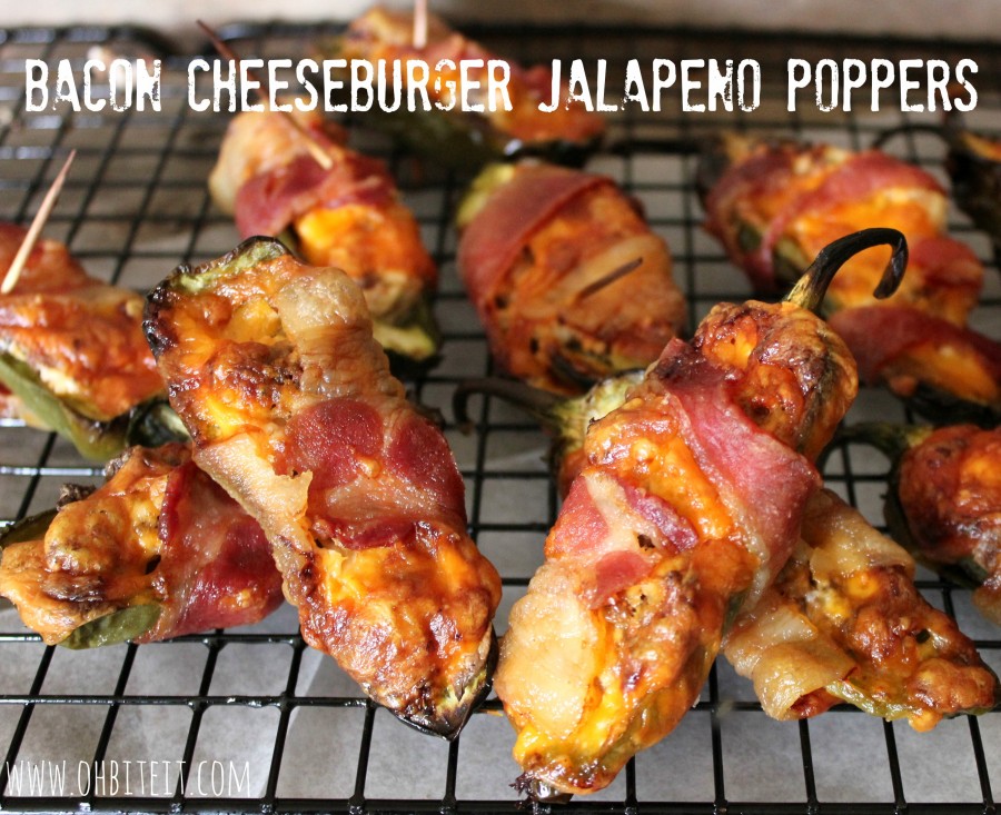 Bacon Cheeseburger Jalapeño Poppers!