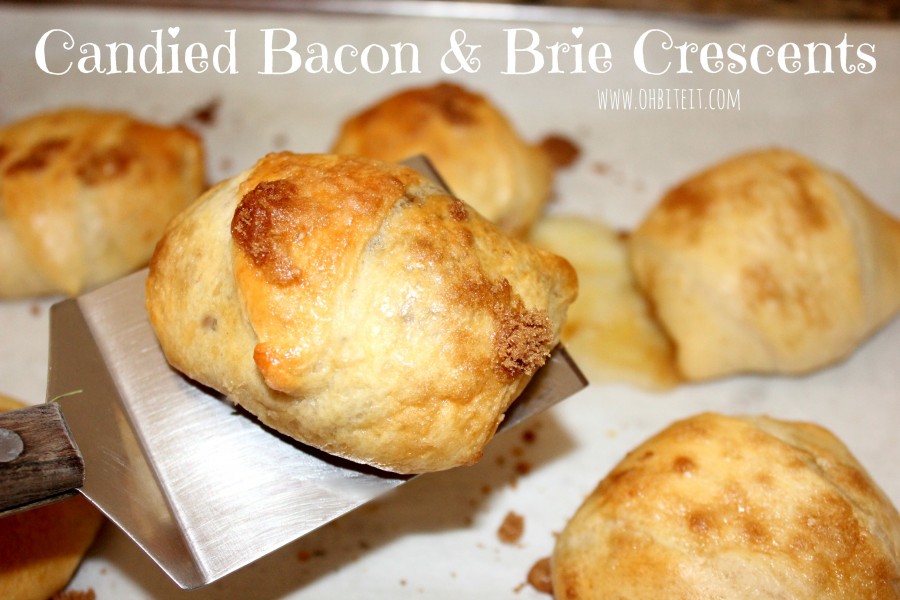 Candied Bacon & Brie Crescents!