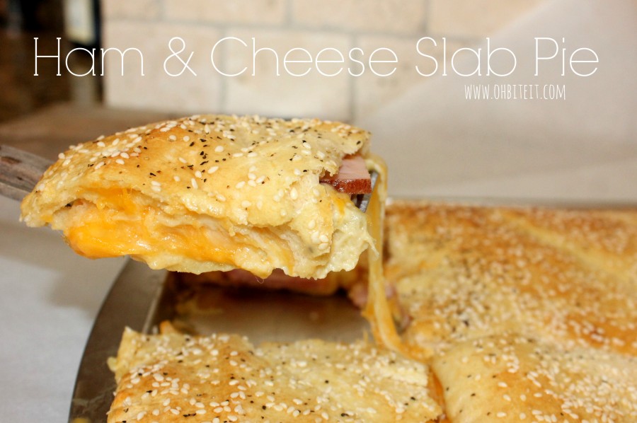 Ham & Cheese Slab Pie!