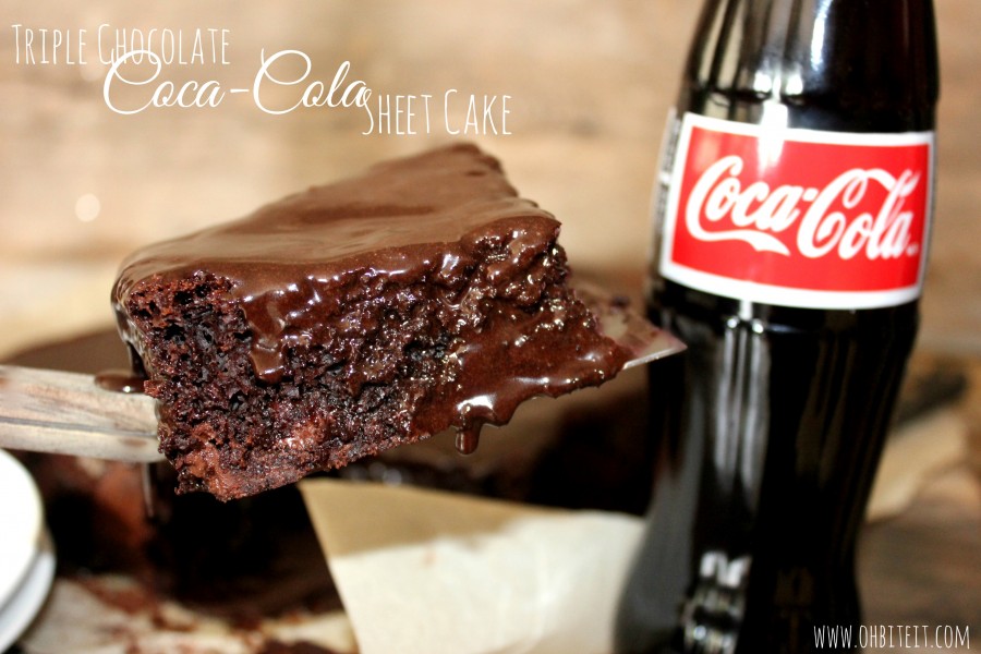 Triple Chocolate Coca-Cola Sheet Cake!