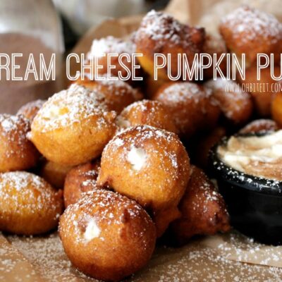 ~Cream Cheese Pumpkin Puffs!