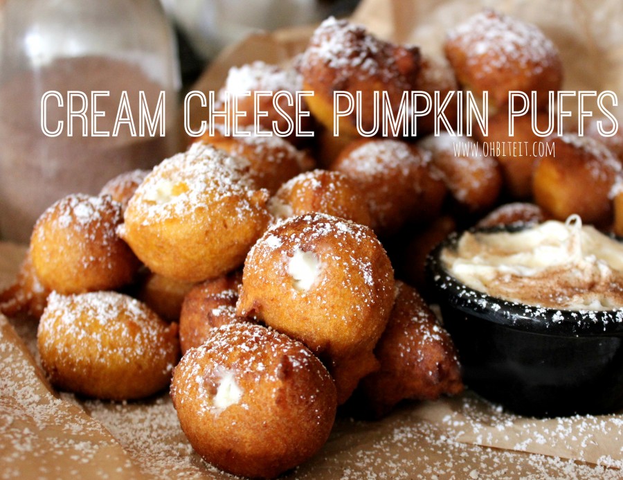 Cream Cheese Pumpkin Puffs!
