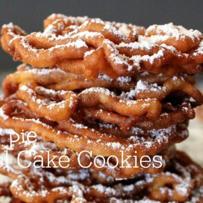 ~Apple Pie Funnel Cake Cookies!