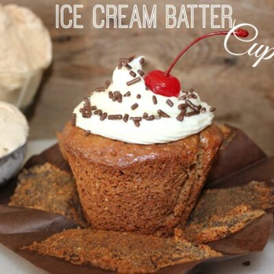 ~Ice Cream Batter Cupcakes!
