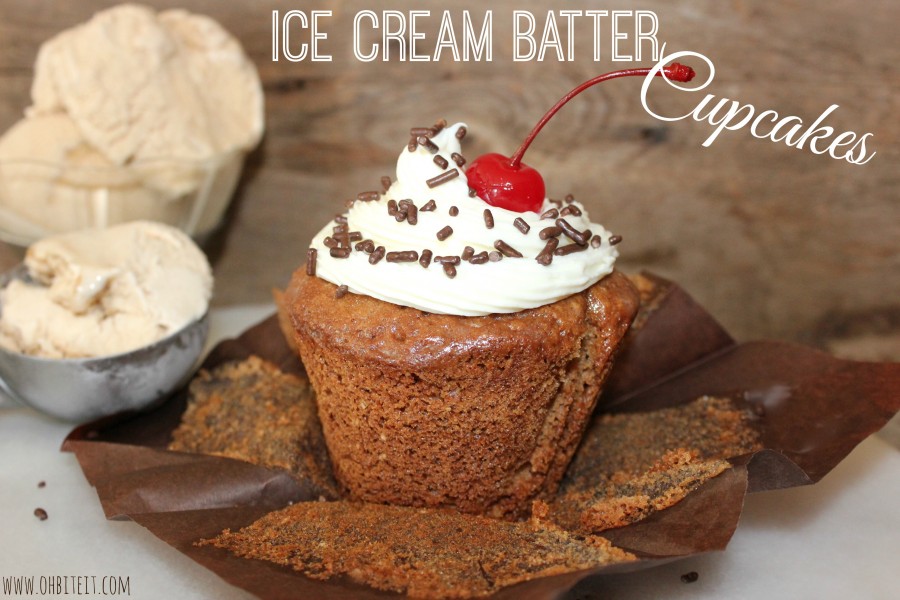 Ice Cream Batter Cupcakes!