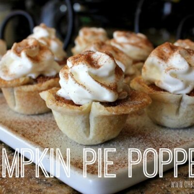 ~Pumpkin Pie Poppers!
