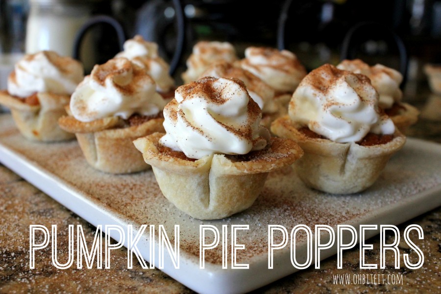 Pumpkin Pie Poppers!