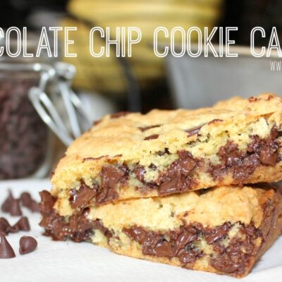 ~Chocolate Chip Cookie Cake!