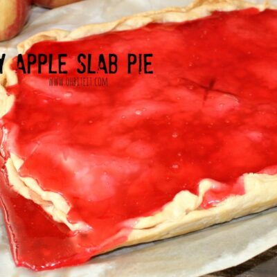 ~Candy Apple Slab Pie!