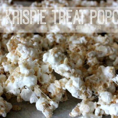 ~Rice Krispie Treat Popcorn!