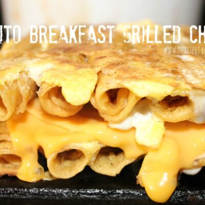 ~Taquito Breakfast Grilled Cheese!