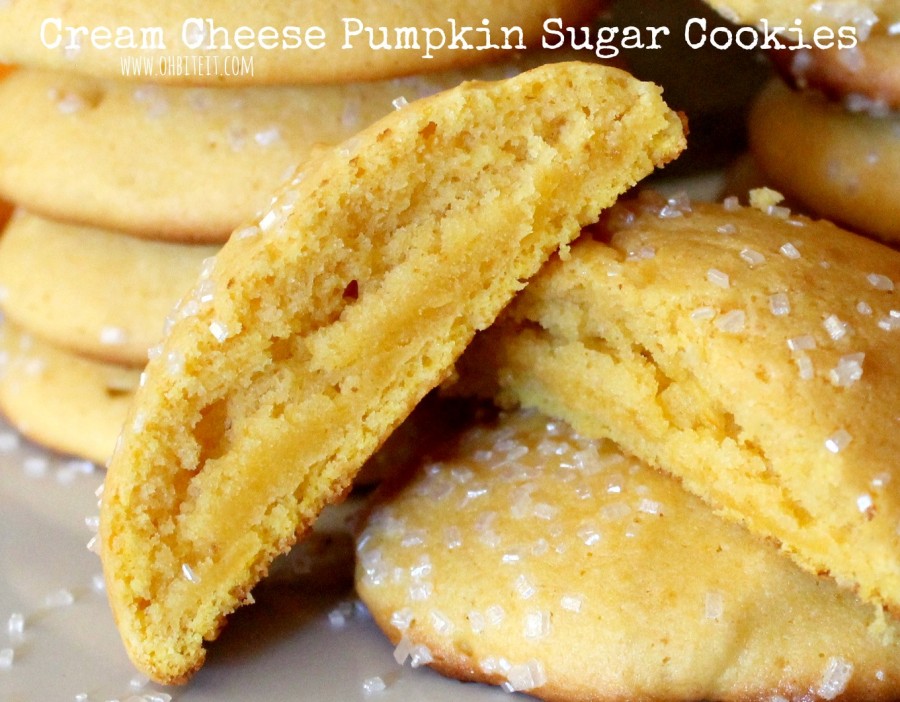 Cream Cheese Pumpkin Sugar Cookies!