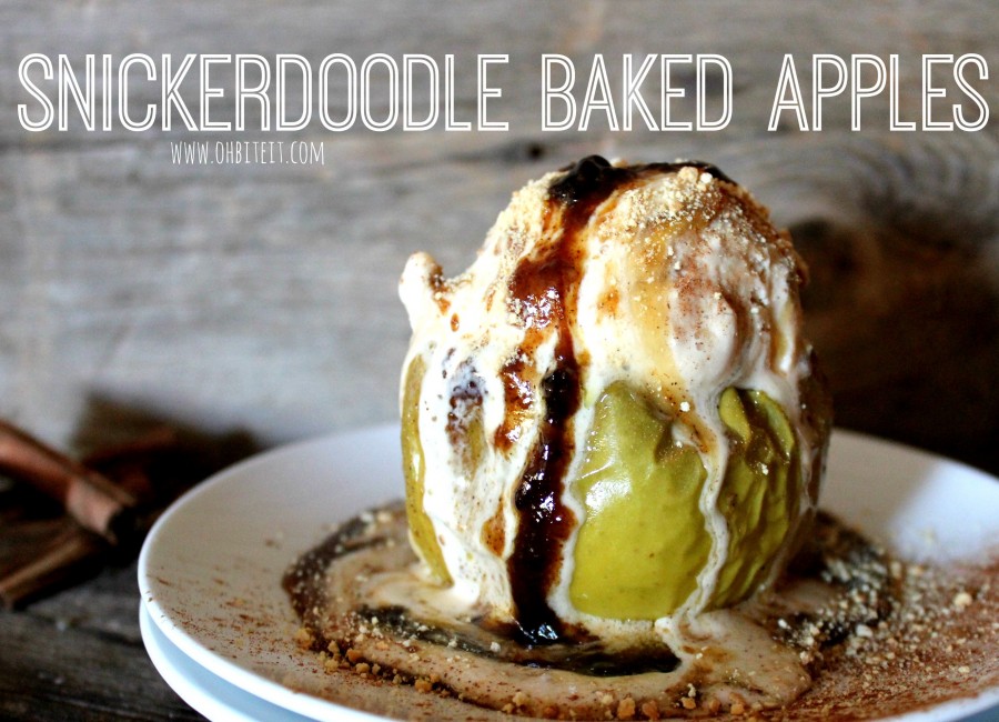 Snickerdoodle Baked Apples!