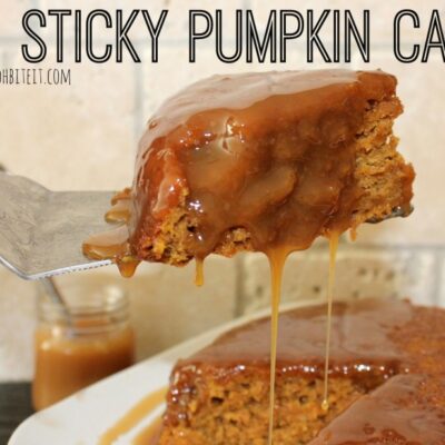 ~Sticky Pumpkin Cake!