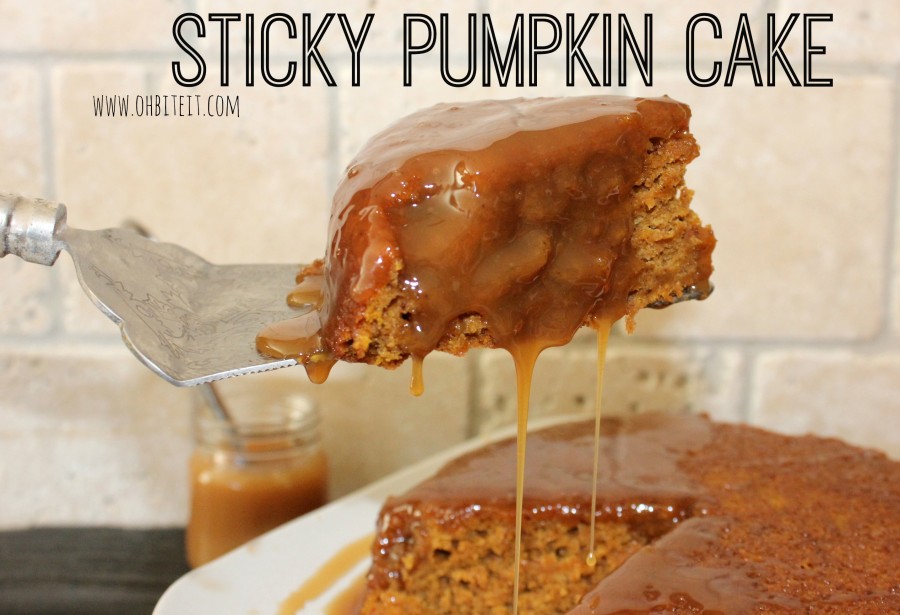 Sticky Pumpkin Cake!
